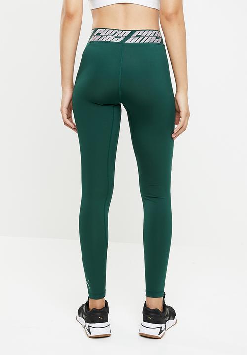 PUMA - Full tight legging performance - green & pink