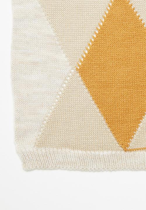 Superbalist - Diamond shape argyle scarf - multi