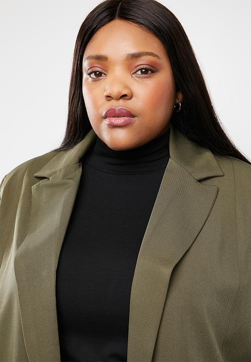 STYLE REPUBLIC PLUS - Boyfriend blazer - khaki