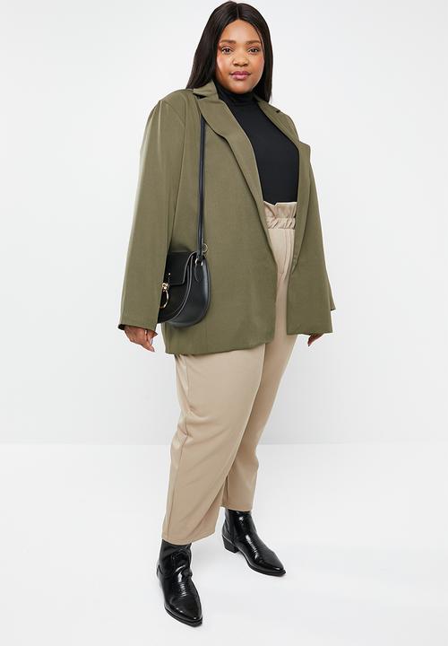 STYLE REPUBLIC PLUS - Boyfriend blazer - khaki