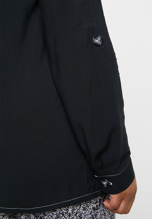 STYLE REPUBLIC PLUS - Utility style shirt - black