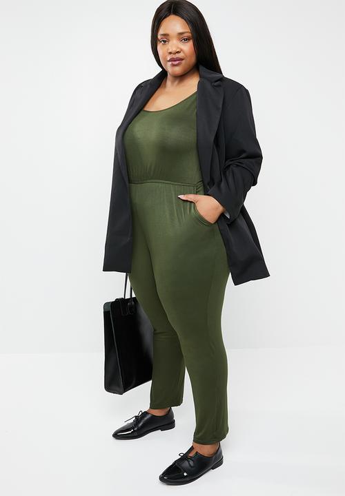 STYLE REPUBLIC PLUS - Easy fit jumpsuit - green