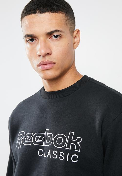 Reebok Classic - CL fleece reebok crew - black