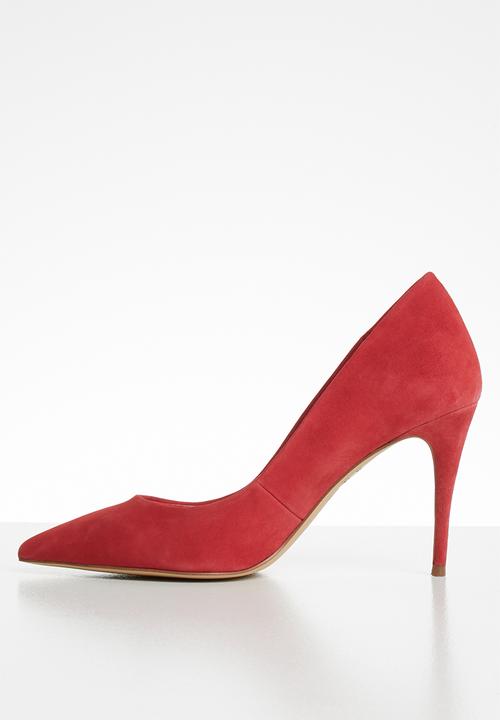 ALDO - Traycey suede heel - red
