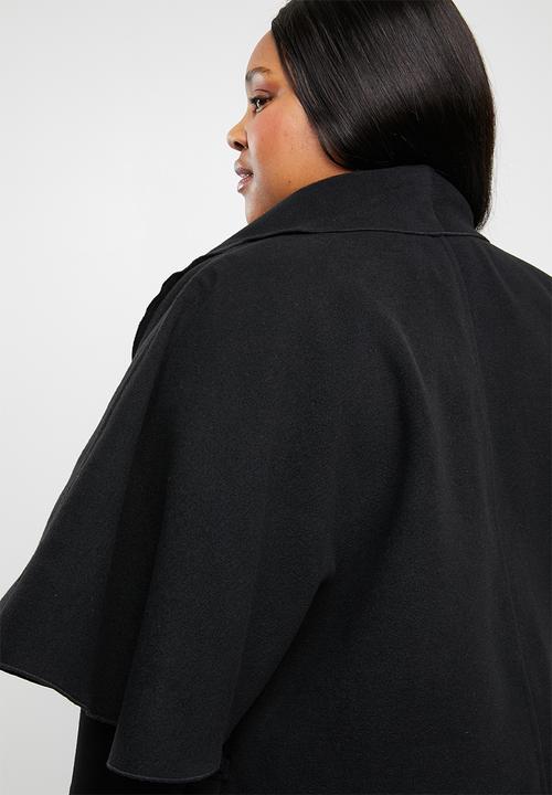 STYLE REPUBLIC PLUS - Flutter sleeve coat  - black
