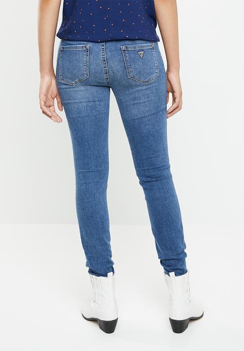 GUESS - Power curvy mid jeans - blue