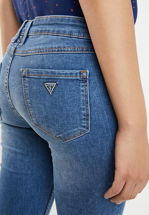 GUESS - Power curvy mid jeans - blue