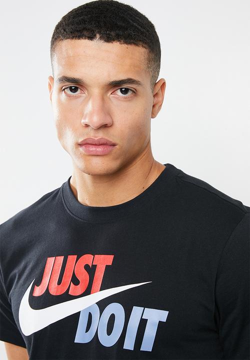 Nike - Just do it swoosh tee - black