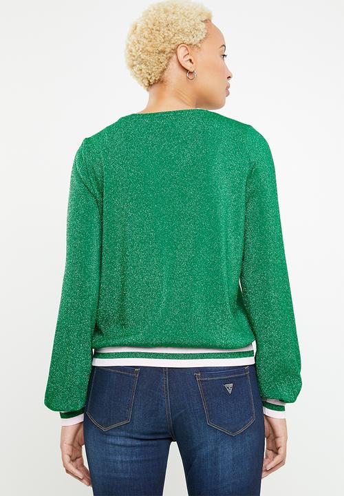 ONLY - Caysa long sleeve top - green