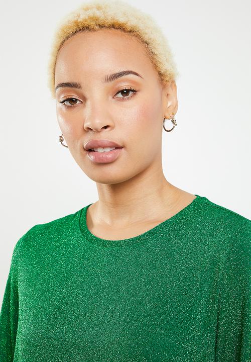ONLY - Caysa long sleeve top - green