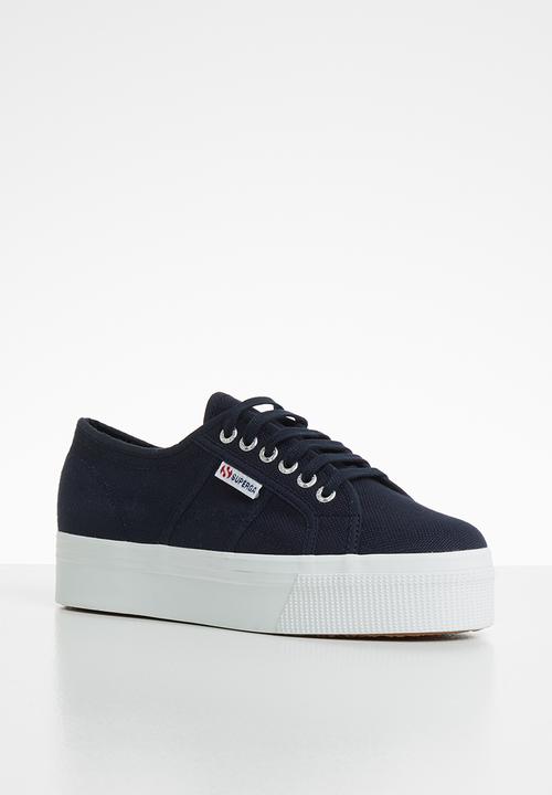 SUPERGA - 2790a Cotw classic canvas full wedge - f43 navy / white
