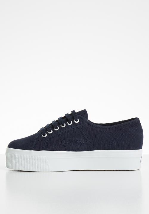 SUPERGA - 2790a Cotw classic canvas full wedge - f43 navy / white