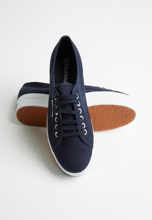 SUPERGA - 2790a Cotw classic canvas full wedge - f43 navy / white