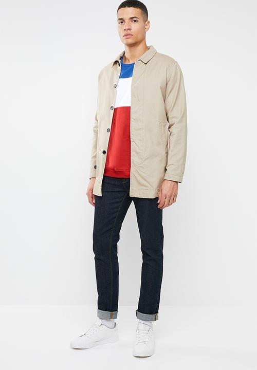 Superbalist - Oversized colourblocked crew sweat - multi