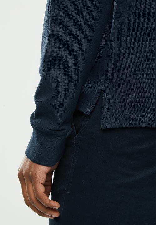 POLO - Stretch pique golfer - navy