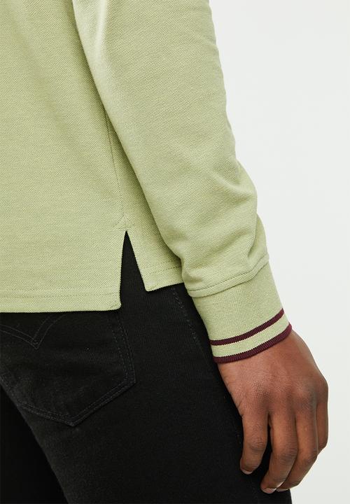 POLO - Classic pique golfer - green