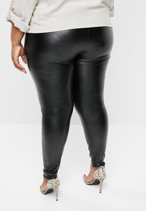 Superbalist - Wet look legging - black