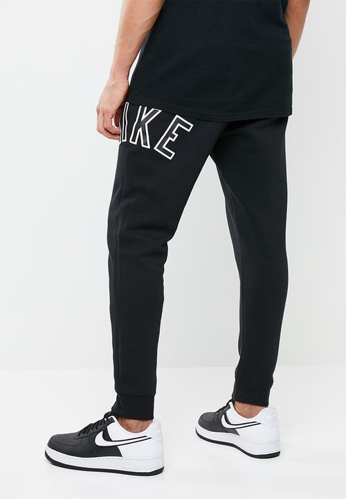 Nike - Nike air pant fleece - black & white