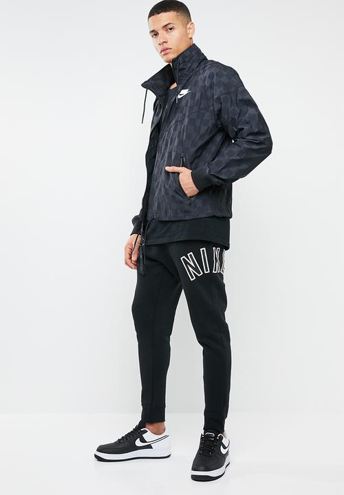 Nike - Nike air pant fleece - black & white