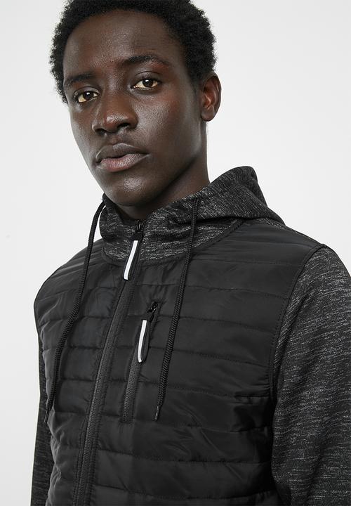 Brave Soul - Delton hoodie - black