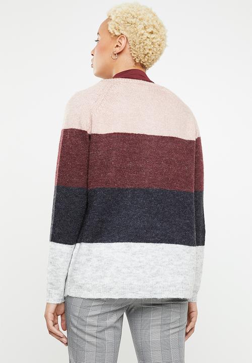 ONLY - Maribel colour block cardigan - multi