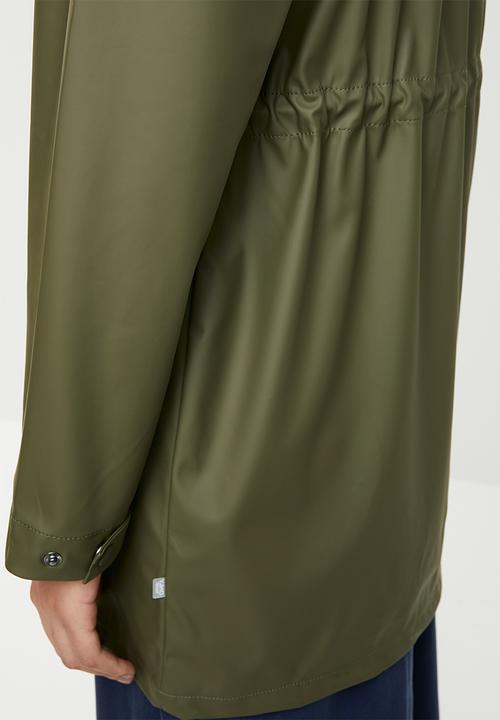 ONLY - Fine raincoat - green
