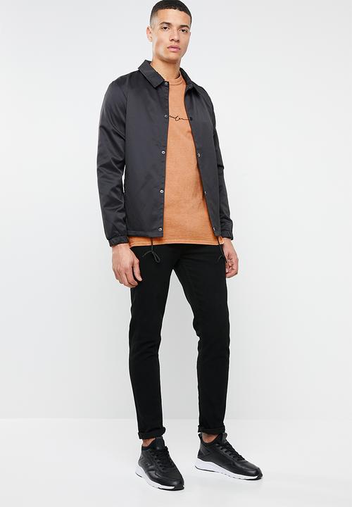Mennace - Embroidered signature tee - orange