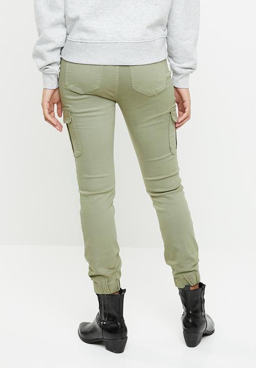 ONLY - Missouri ankle cargo pants - green