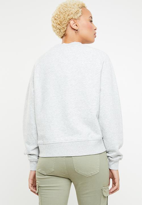 ONLY - Lotta long sleeve round neck sweat - grey