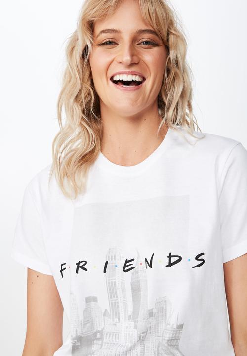 Cotton On - Classic Friends NYC tee  - white