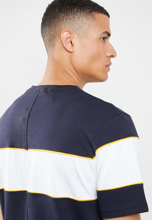 Mennace - Short sleeve script tee - navy