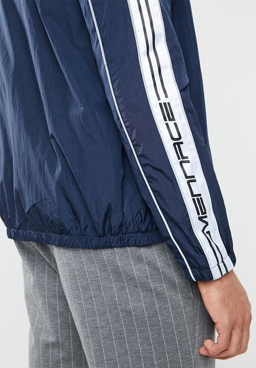 Mennace - Printed track jacket - navy