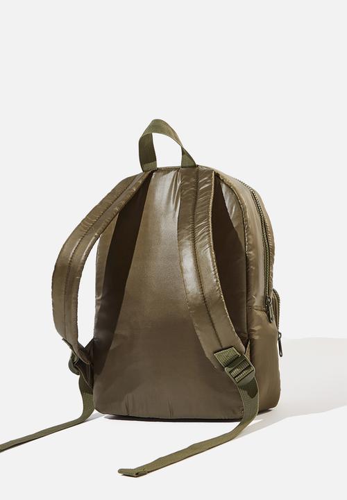 Cotton On - Puffer backpack - khaki