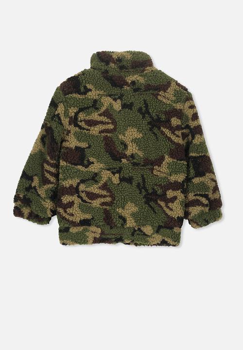 Cotton On - Blaze camo bomber - green
