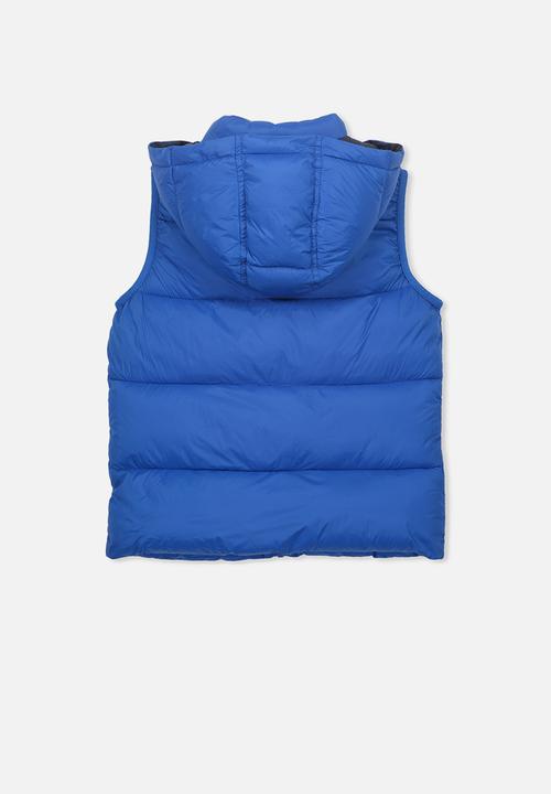 Cotton On - Billie puffer vest - blue