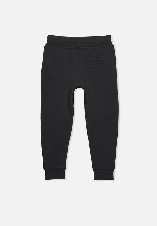 Cotton On - Slouch vader patches trackpants - black