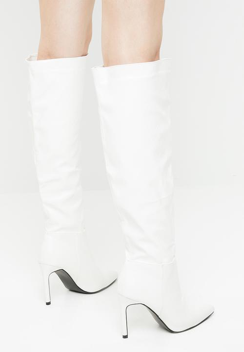 Superbalist - Nix knee high boot - white