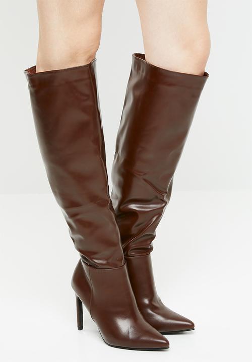 Superbalist - Nix knee high boot - burgundy