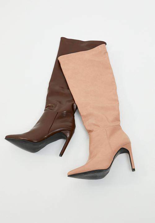 Superbalist - Nix knee high boot - burgundy