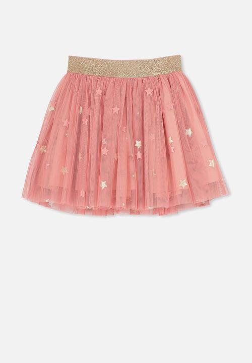 Cotton On - Trixiebelle tulle star skirt - pink