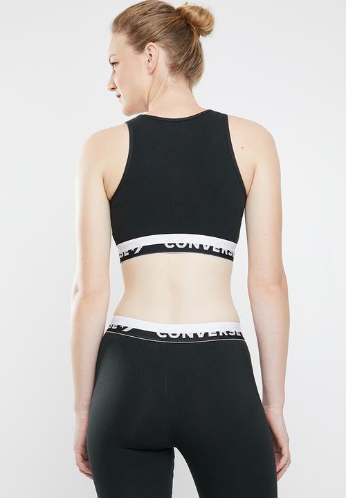Converse - Converse high neck bra - black