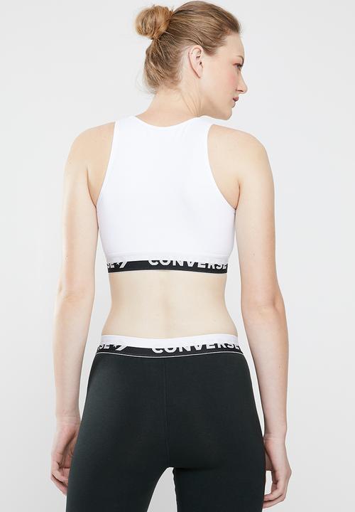 Converse - Converse high neck bra - white