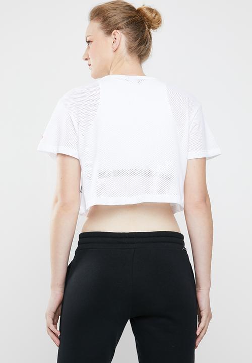 Converse - Converse basketball wordmark mid relaxed tee - white