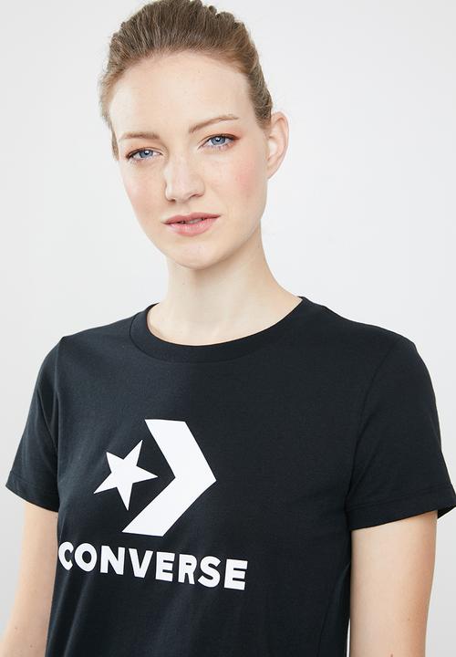 Converse - Star chevron core short sleeve tee - black