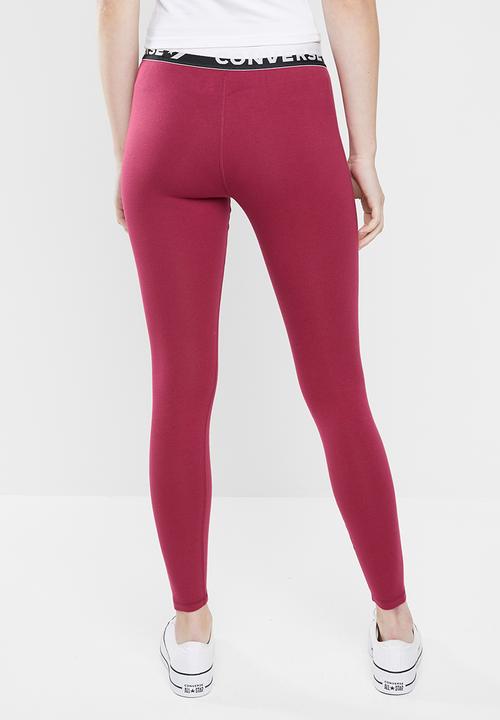Converse - Converse wordmark legging - red