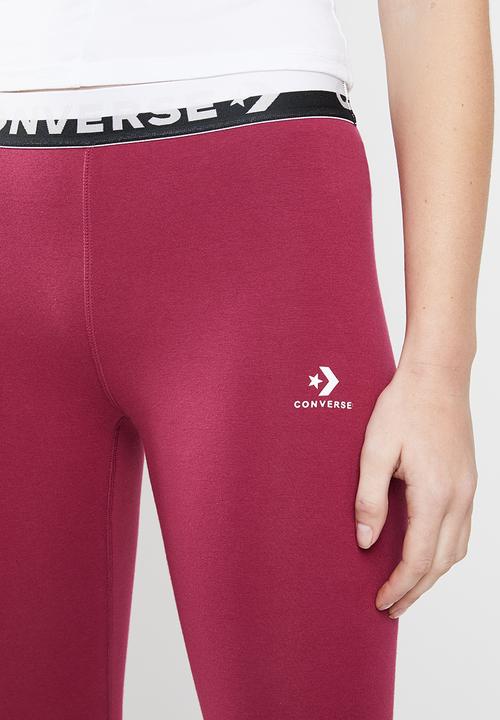 Converse - Converse wordmark legging - red