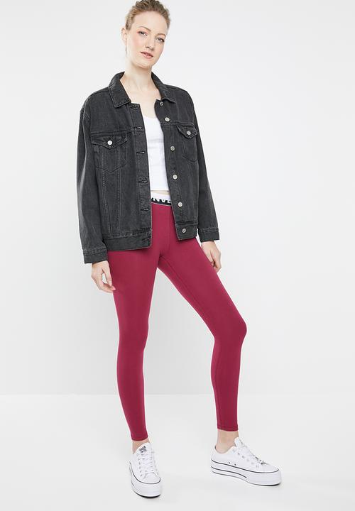 Converse - Converse wordmark legging - red