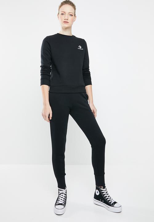 Converse - Converse star chevron crew - black