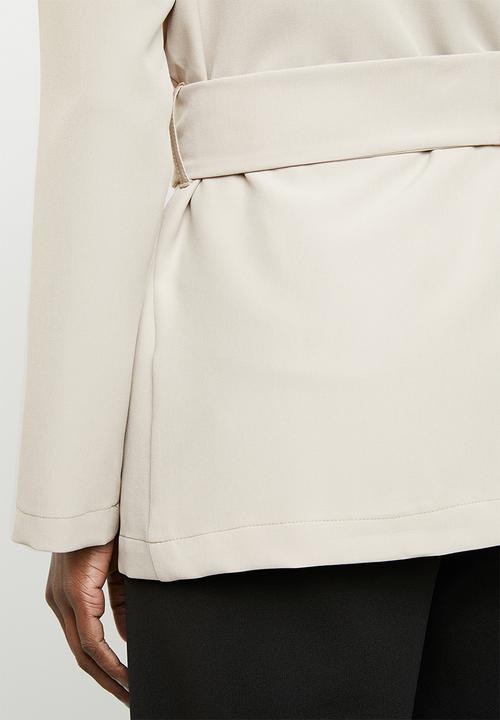 edit - Short trench style jacket - beige