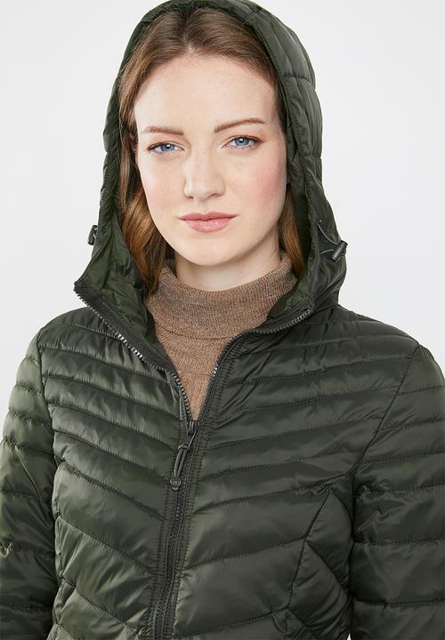 ONLY - Demi puffer coat - green